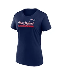 Fanatics Women's 2-Pack New England Patriots Risk T-Shirt Combo