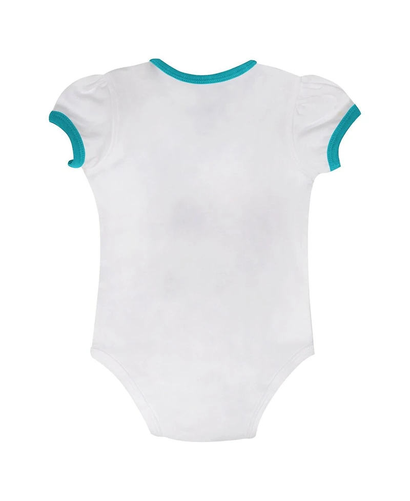 Outerstuff Baby Boys and Girls 2-Piece Miami Dolphins Love My Team Bodysuit Skirt Set