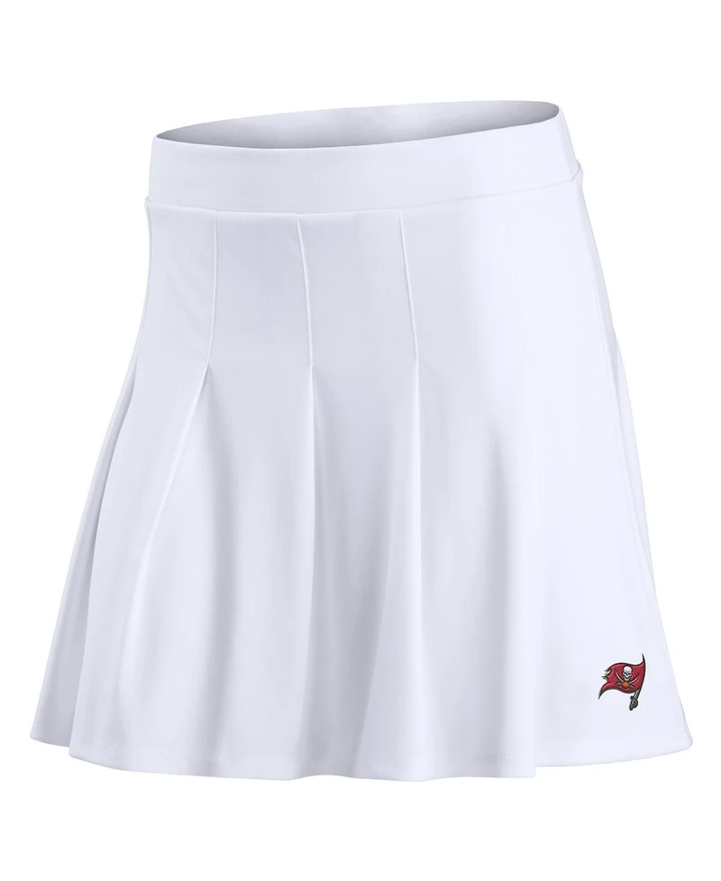 Fanatics Women's White Tampa Bay Buccaneers Primary Logo Tennis Skort