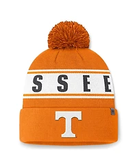 Top of the World Men's Tennessee Orange Tennessee Volunteers Slash Cuffed with Pom Knit Hat