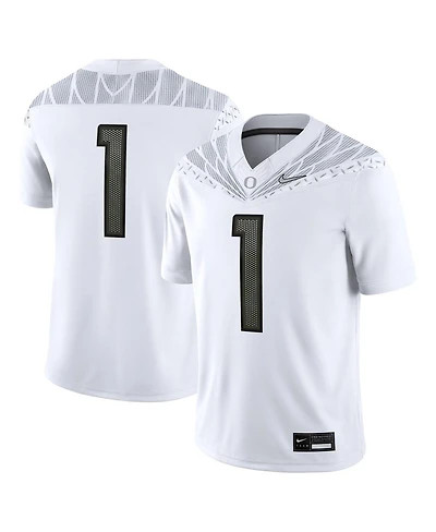 Nike Men's 1 White Oregon Ducks Game Jersey