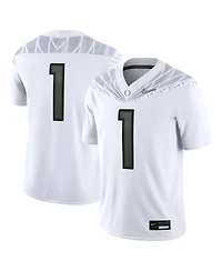 Nike Men's 1 White Oregon Ducks Game Jersey