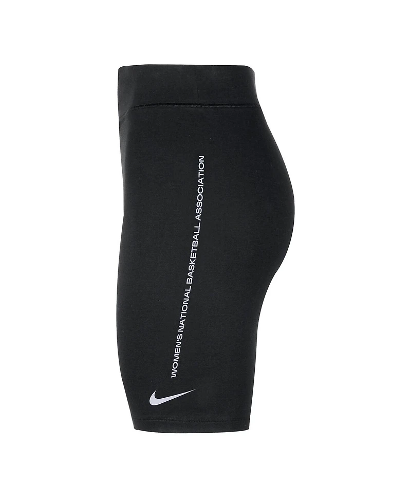 Nike Women's Black Wnba Team 13 Tri-Blend 8" Biker Shorts