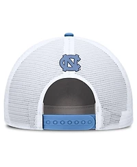 Jordan Men's Carolina Blue/White North Carolina Tar Heels 2025 On-Field Rise Patch Trucker Adjustable Hat