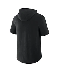 Fanatics Men's Black Miami Heat Pass Legend Raglan Hoodie T-Shirt