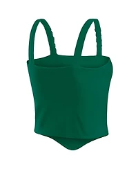 Wear by Erin Andrews x Gracie Women's Hunt Green New York Jets Chain Link Corset Top