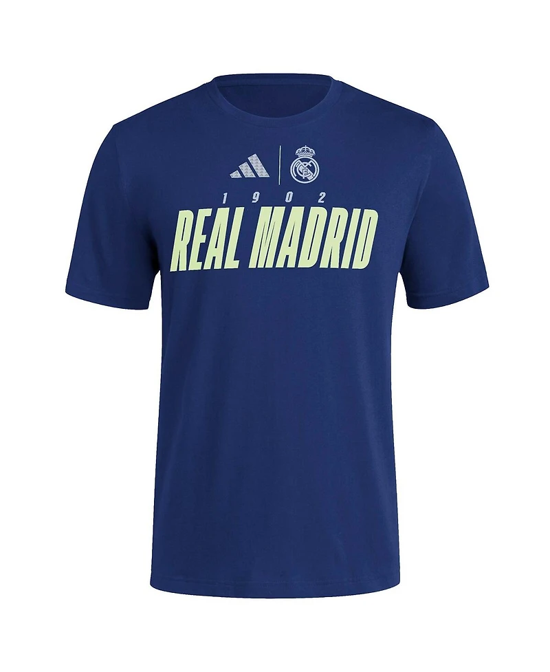 Adidas Men's Navy Real Madrid 2025 Club World Cup Fresh T-Shirt