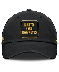 Nike Men's Black Iowa Hawkeyes Local Club Adjustable Hat