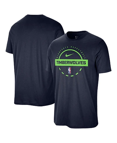 Nike Men's Navy Minnesota Timberwolves Authentic Practice T-Shirt
