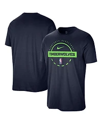 Nike Men's Navy Minnesota Timberwolves Authentic Practice T-Shirt