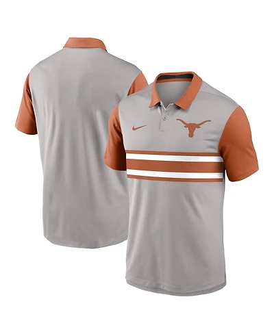 Nike Men's Gray/Texas Orange Texas Longhorns Vapor Performance Polo Shirt