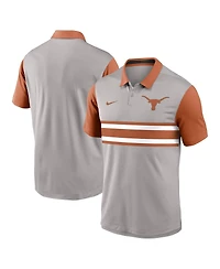 Nike Men's Gray/Texas Orange Texas Longhorns Vapor Performance Polo Shirt