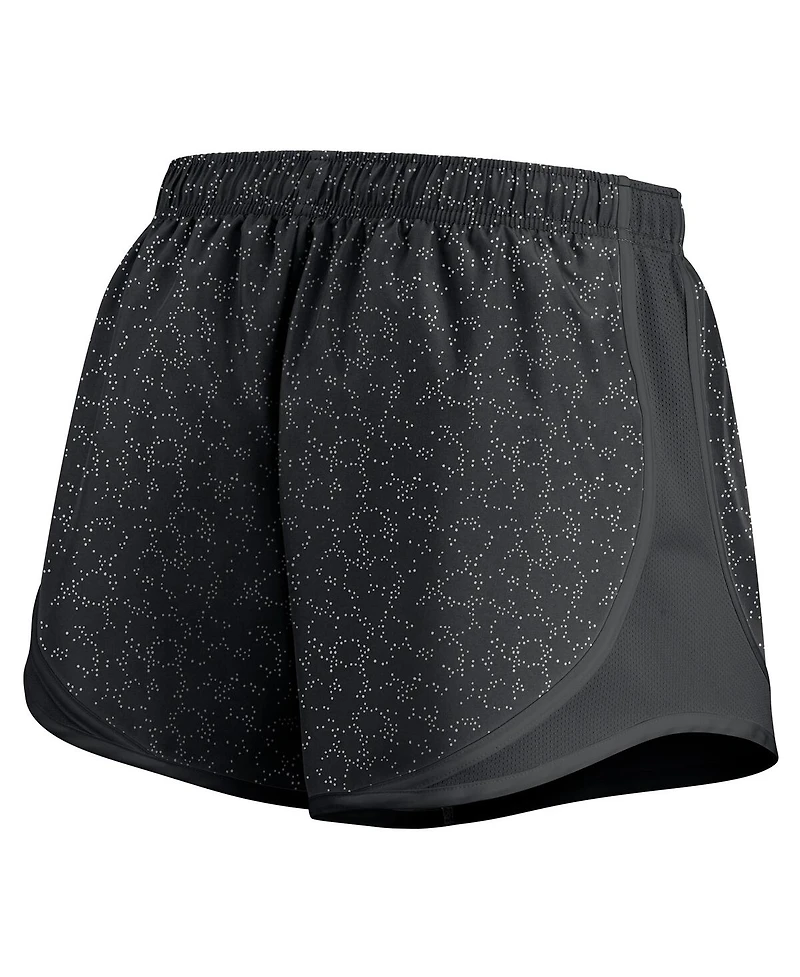 Nike Women's Black Texas Longhorns Tempo Pattern Performance Shorts