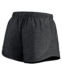 Nike Women's Black Texas Longhorns Tempo Pattern Performance Shorts