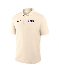Nike Men's Tan Lsu Tigers Primary Logo Victory Performance Polo Shirt