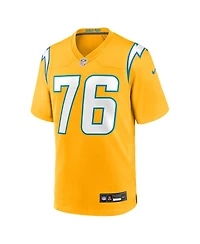 Nike Men's Joe Alt Gold Los Angeles Chargers Alternate Charger Power Game Player Jersey