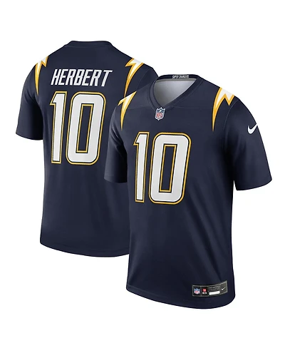 Nike Men's Justin Herbert Navy Los Angeles Chargers Alternate Super Legend Player Performance Top