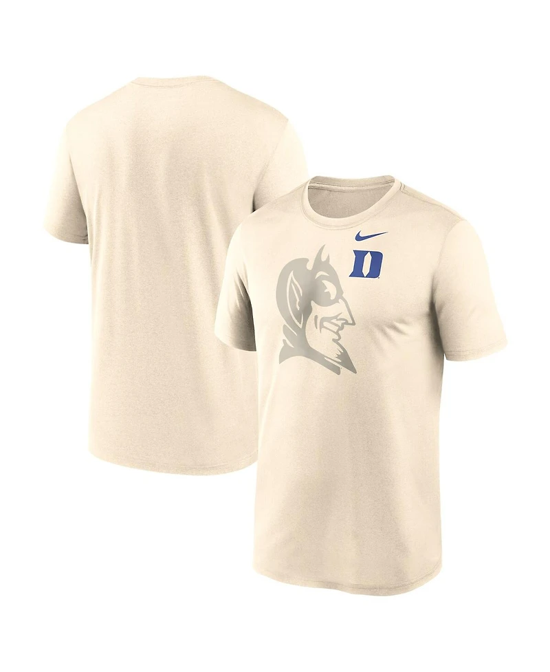 Nike Men's Natural Duke Blue Devils Campus Shadow Legend Performance T-Shirt