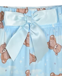 Max & Olivia Little and Big Girls 3-Piece Printed Pajama Set
