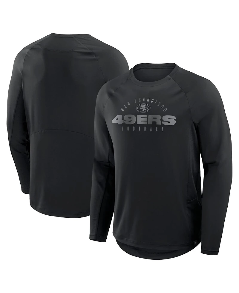 Fanatics Men's Black San Francisco 49ers Coverage Scheme Long Sleeve T-Shirt