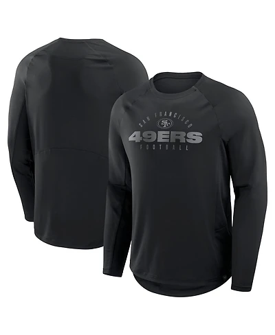 Fanatics Men's Black San Francisco 49ers Coverage Scheme Long Sleeve T-Shirt