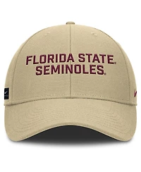 Nike Men's Gold Florida State Seminoles Rise Practice Adjustable Hat