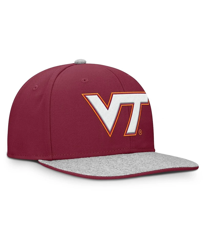 Fanatics Men's Maroon Virginia Tech Hokies Loden Snapback Hat