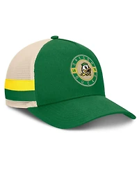 Fanatics Men's Green/Cream Oregon Ducks Prestige Trucker Adjustable Hat
