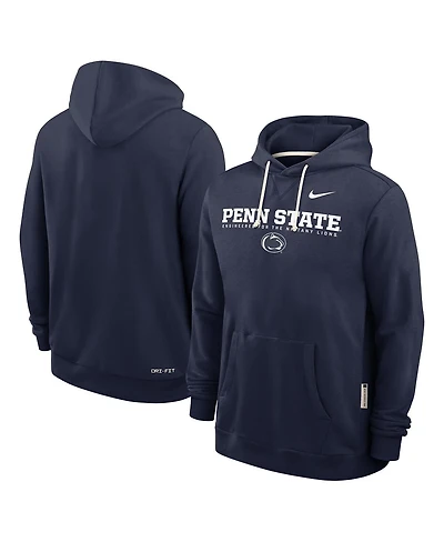 Nike Men's Navy Penn State Nittany Lions 2025 Sideline Performance Pullover Hoodie