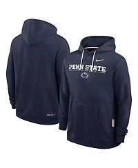 Nike Men's Navy Penn State Nittany Lions 2025 Sideline Performance Pullover Hoodie