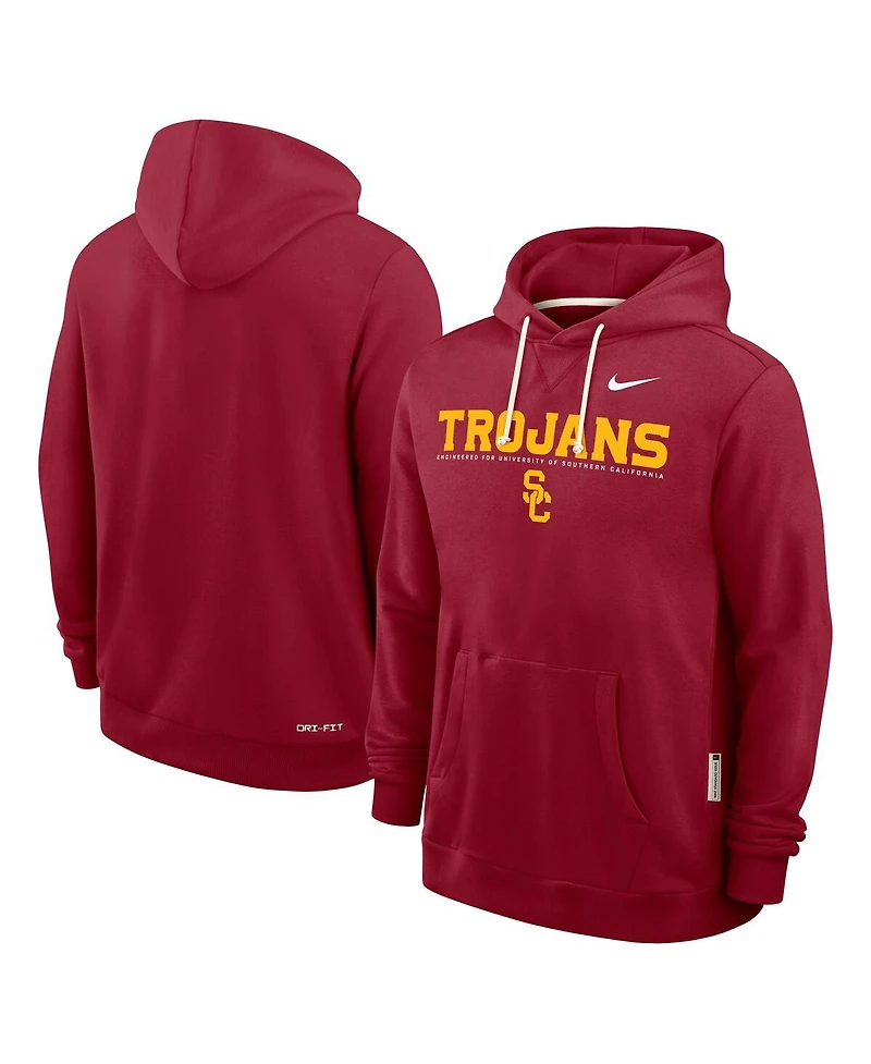 Nike Men's Cardinal Usc Trojans 2025 Sideline Performance Pullover Hoodie