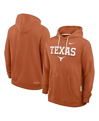 Nike Men's Texas Orange Longhorns 2025 Sideline Performance Pullover Hoodie