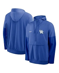 Nike Men's Royal Kentucky Wildcats Anorak Half-Zip Hoodie Jacket