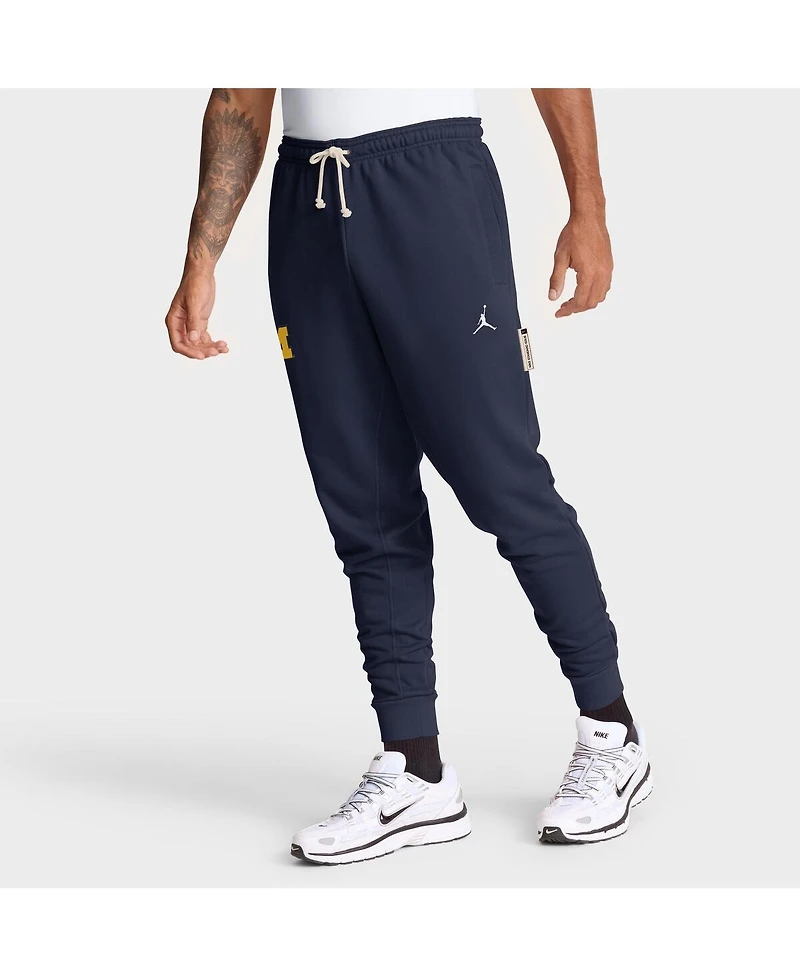 Jordan Men's Navy Michigan Wolverines 2025 Sideline Performance Taper Pants