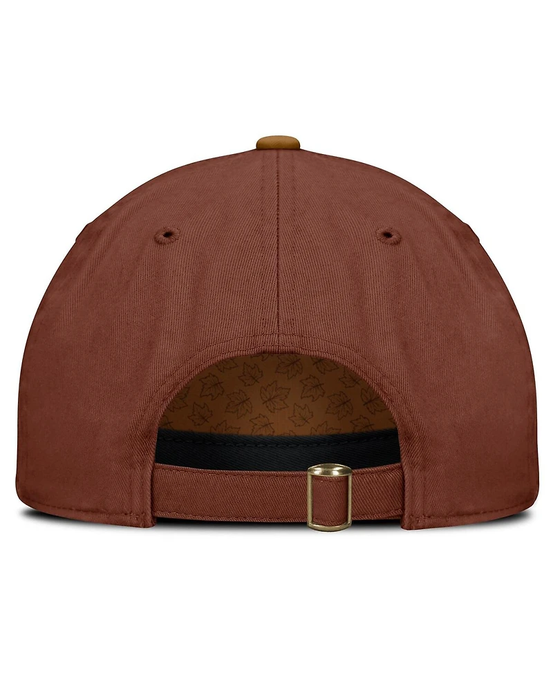Fanatics Men's Brown Pittsburgh Penguins Fall Leaves Timber Adjustable Hat