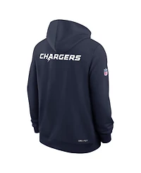 Nike Men's Navy Los Angeles Chargers Alternate Super Sideline Performance Pullover Hoodie