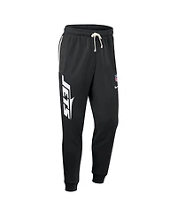 Nike Men's Black New York Jets Sideline Ground Game Performance Taper Pants