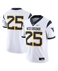 Nike Men's 25 White West Virginia Mountaineers Limited Away Game Jersey