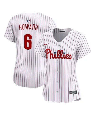Nike Women's Ryan Howard White Philadelphia Phillies Limited Jersey