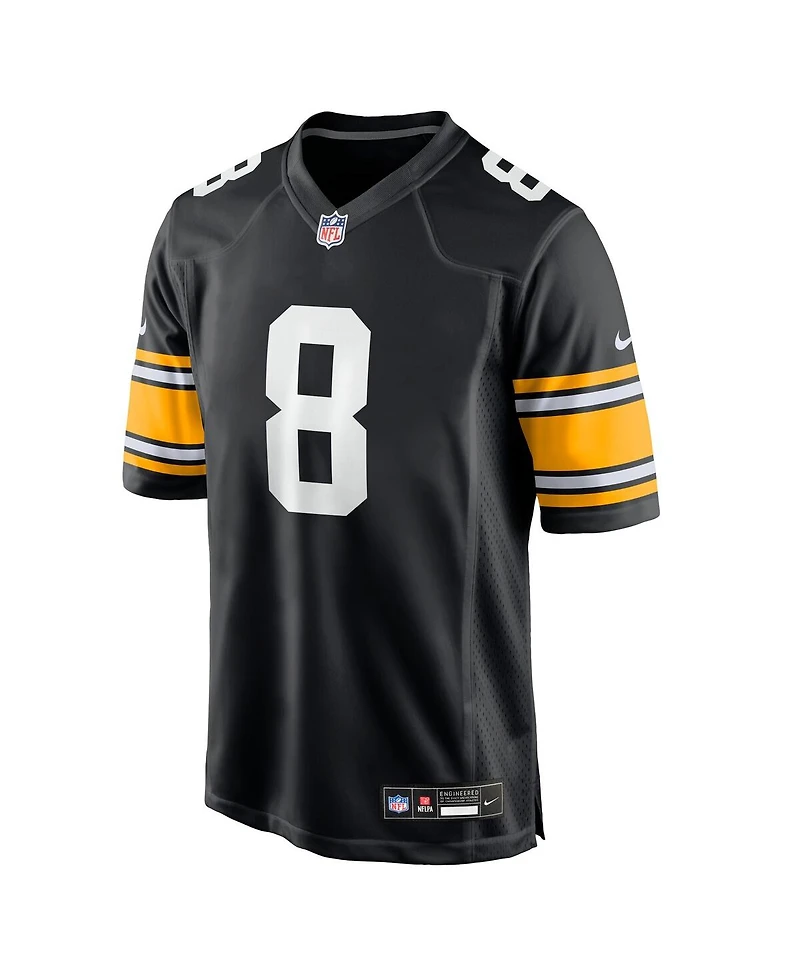 Nike Men's Aaron Rodgers Black Pittsburgh Steelers Alternate Game Jersey
