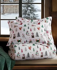 Levtex Home Meowy Christmas Reversible -Pc. Duvet Cover Set