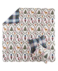 Levtex Home Festive Nutcrackers Reversible 3-Pc. Quilt Set