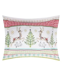 Levtex Home Merry and Bright Comet and Cupid Reversible -Pc. Duvet Cover Set