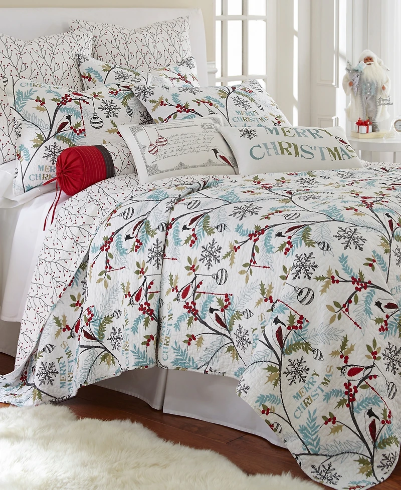 Levtex Home Mistletoe Reversible Quilt, King/California King