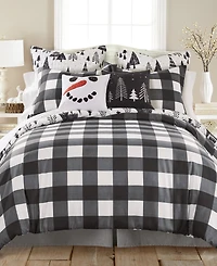 Levtex Home Merry and Bright Northern Star Reversible -Pc. Duvet Cover Set