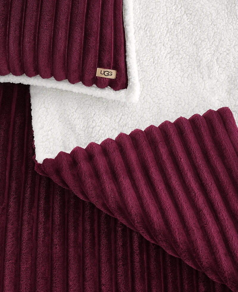 Ugg Avery Ribbed 3-Pc. Comforter Set, King