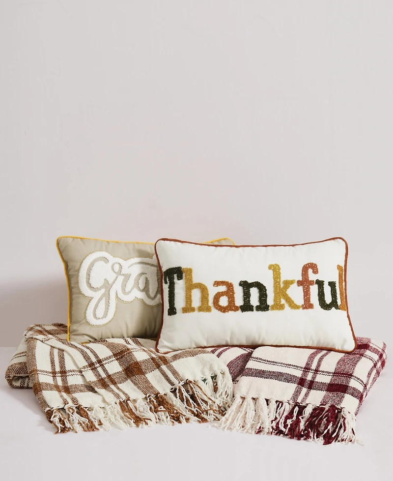 Truly Soft Thankful Decorative Pillow, 18" x 18"