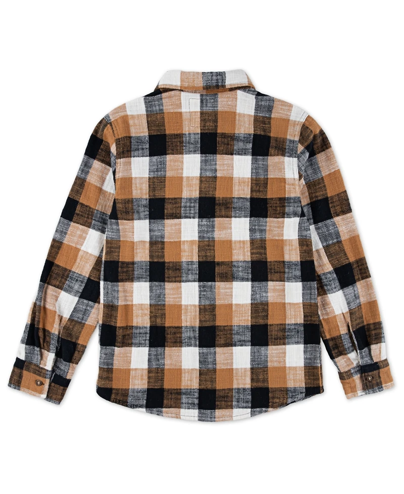 Levi's Little Boys Buffalo Checkered Flannel Long Sleeve Shirt