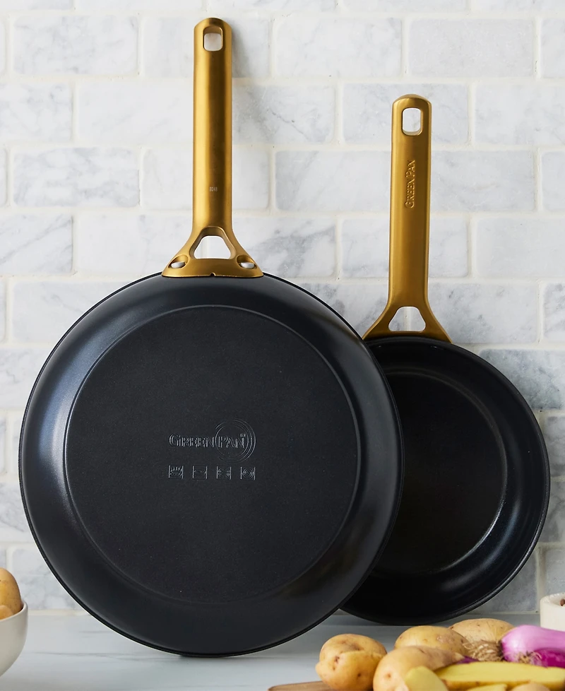 GreenPan Reserve Pro Ceramic Nonstick Frypan set, 10" and 12"