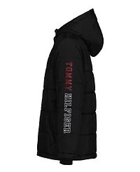 Tommy Hilfiger Big Boys Sleeve Logo Full Zip Puffer Jacket